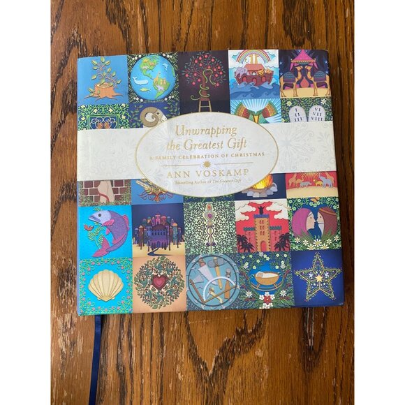 Unwrapping The Greatest Gift Hardcover Book By Ann Voskamp Family Christmas Cel - Picture 1 of 5